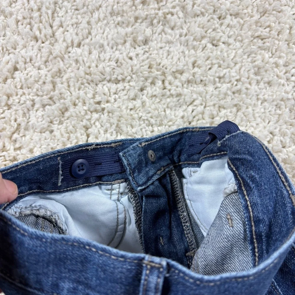 The Childrens Place Kids Bootcut Jeans Size 7 Slim Fit Dark‎ Wash Denim